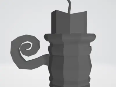 Candle 3D model