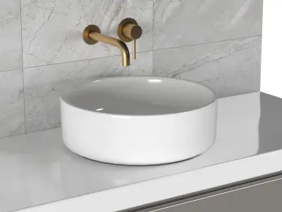 Bathroom furniture Vanity unit  3D model