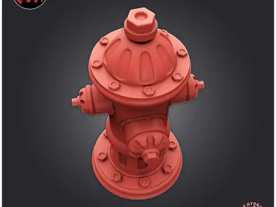 Fire Hydrant 3D print model
