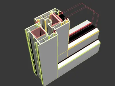 window section Free 3D model