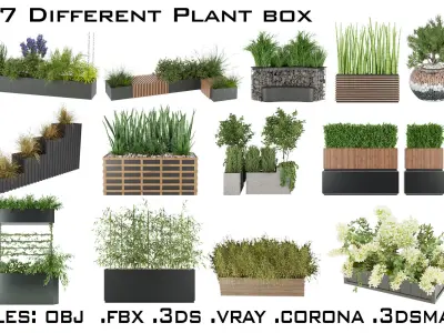 Large Collection plant vol 1 3D Model Pack