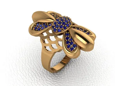 ring 25 pieces drawing 3d rihone drawing ring rings ring  ring 3D print model