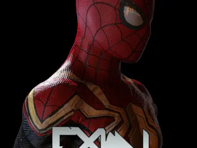 Spider-Man No Way Home Upgraded Integrated Suit 3D model