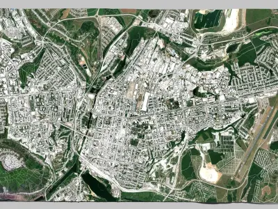 Cityscape Belgorod Russia 3D model