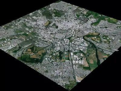 Nottingham - England 3D model