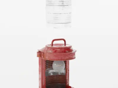 Marine signal lamp 3D model