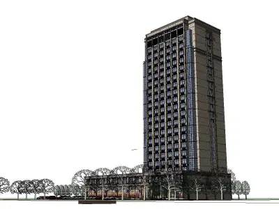 vacation spot-Resort-Fashion Leisure Hotel-0263 3D model