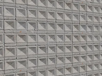 Concrete wall  3D model