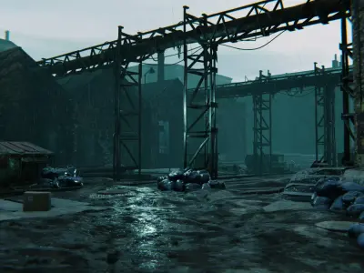 The Abandoned City 3D model