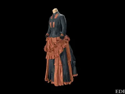 The street dress 3D model