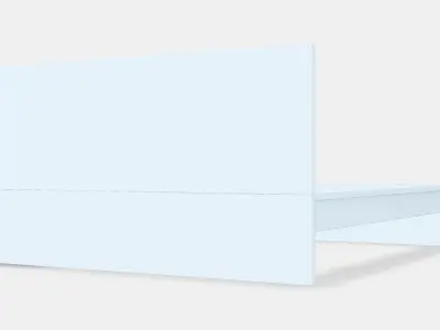 MALM Shrimp frame hanging frame with 2 castors for separating Low-poly 3D model