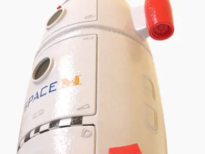 Spaceship toy 3D model