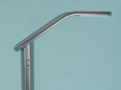 Street Lighting Set Low-poly 3D model