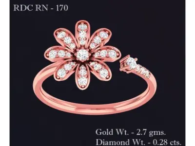 Women Ring 3D print model 104