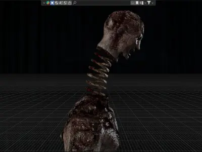 Lethal Company Coil Head Low-poly 3D model