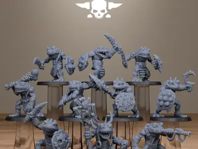 Bogkin Infantry 3D print model