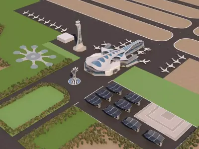 0026 - Architecture Airport - 2021 - 08 3D model