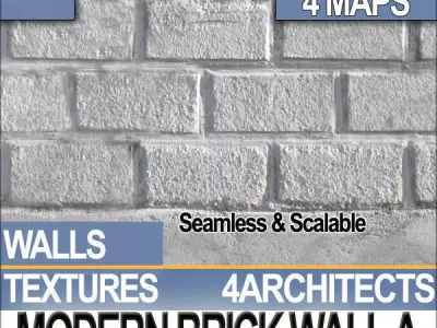 Modern Brick Wall A Texture