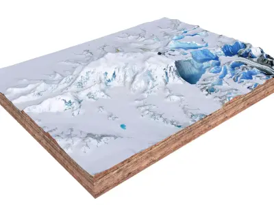 Mount Logan Mountain Canada 3D model