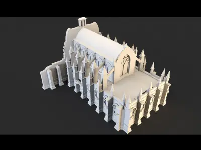 Rosslyn Chapel- 3d Model 3D model