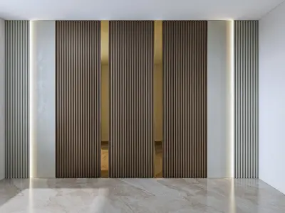 Decorative Wall Panel 3D wall panel 3d panel Free 3D model