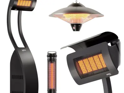 Outdoor heaters 2 3D model