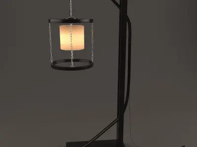 floor lamp 02 3D model