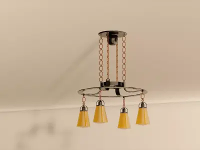 Ceiling lamp 3D model 16