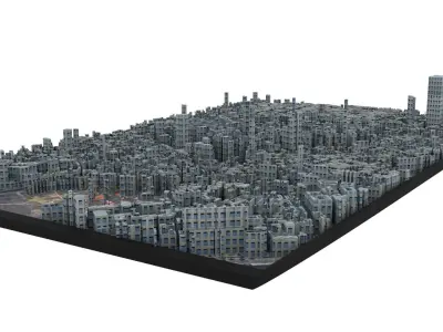 City of Vienna Low-poly 3D model