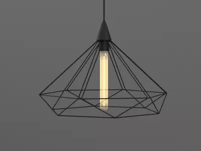 Hanging Ceiling Lamp 6 3D model