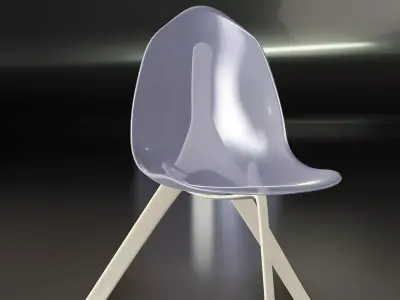 Opaque Lounge Chair 3D model