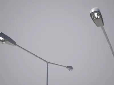 Streetlight Lanterns Low-poly 3D model