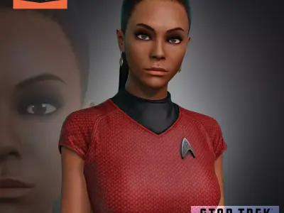 Kelvin Uhura For G8F 3D model