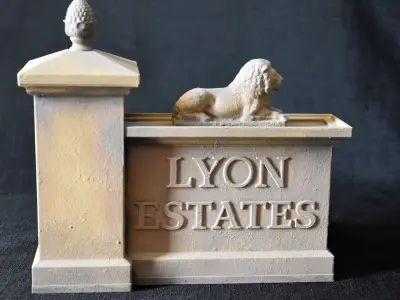 LYON ESTATES Gate Back to the Future  3D print model
