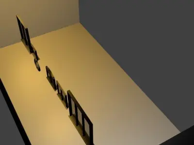 Windows collection white 3D model 3D model