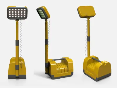 sci fi lighting 3 3D model