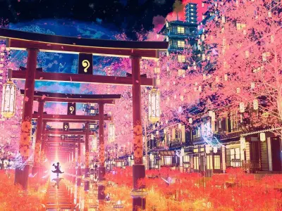 Japanese architecture 3D model