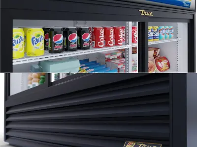 True  GDM-47-LD Glass Door Marchendiser 3D model