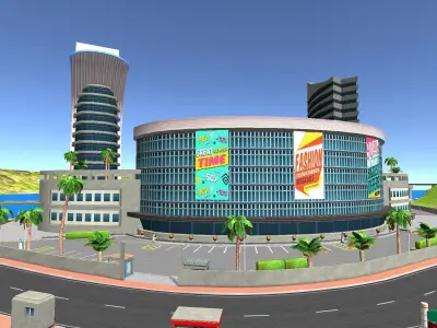 New City 2025 Low-poly 3D model