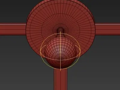 Stilio Uno Pendant Lamp LED 3D model