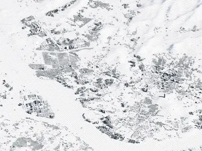 Seoul South Korea City Landscape 3D Model 3D model