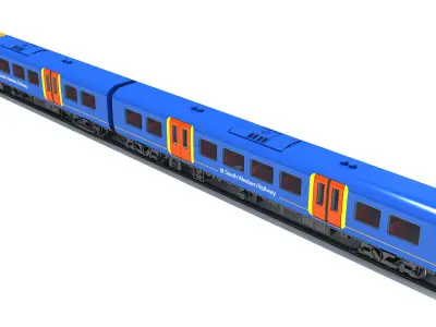 British South West Rail Class 450 3D model
