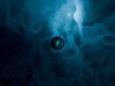 Eclipse of Tides Nebula HDRI 12k 360 equirectangular 3D model