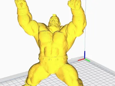 Street Fighter - Zangief 3D print model