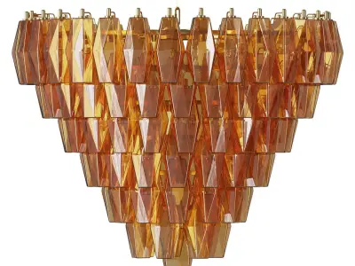 Asti Murano Chandelier 3D model