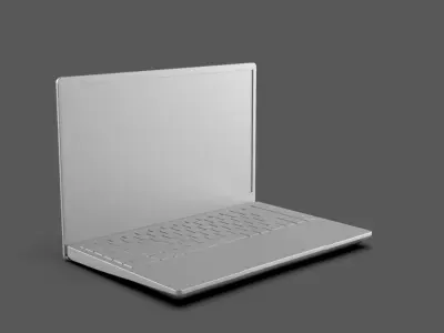 Gaming Laptop MSI 3D model Low-poly 3D model
