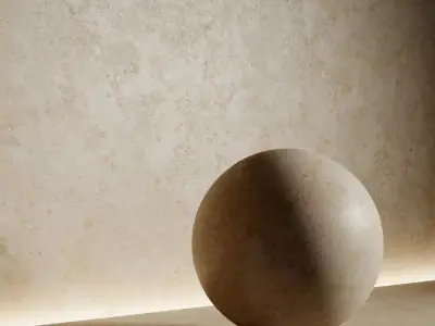 Stone Material Travertine 2 Pbr Seamless Texture