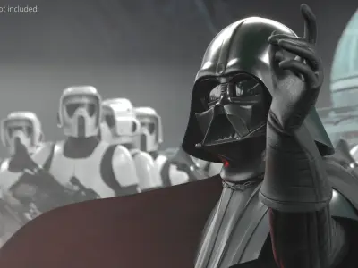  Star Wars Darth Vader Action Pose with Lightsaber 