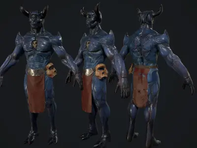 Big Freakin Pack  Low-poly 3D model