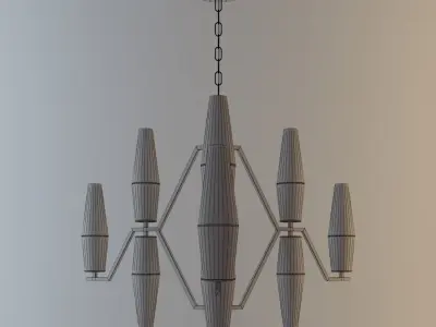 FRIDA WHITE  LIGHT collection 3D model